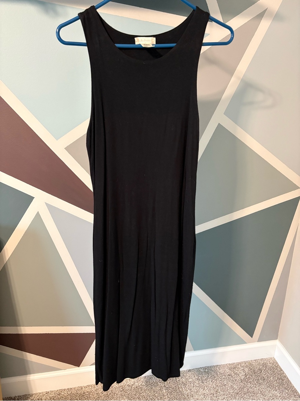 Anne Klein Black Sleeveless Maxi Dress